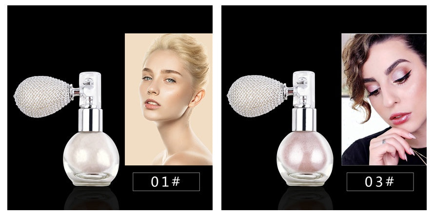 Spray Brightening Glitter Powder Body Powder Highlighter Spray Brightening Glitter Powder Body Powder Highlighter